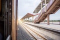 Nakhon Ratchasima,Thailind,2019. The train station image was taken from the train