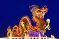 Nakhon sawan cityThailand Tourists come to visit the Chinese New Year Lantern Festival, Dragon Chinese New Year, Chinese Dragon Royalty Free Stock Photo