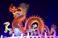 Nakhon sawan cityThailand Tourists come to visit the Chinese New Year Lantern Festival, Dragon Chinese New Year, Chinese Dragon