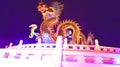 Nakhon sawan cityThailand Tourists come to visit the Chinese New Year Lantern Festival, Dragon Chinese New Year, Chinese Dragon Royalty Free Stock Photo