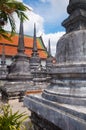 NAKHON SI tHAMMARAT, THAILAND - APRIL 22, 2016: Wat Phra Mahathat Woramahawihan ,the most sacrosanct of Nakhon Si Thammarat , Now Royalty Free Stock Photo