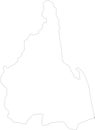 Nakhon Si Thammarat Thailand outline map