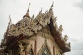 Nakhonpathom / Thailand - July 3 2019: beautiful Srisathong temple for Buddhist respect Royalty Free Stock Photo