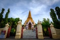 NAKHONPATHOM, THAILAND, 26 Sep 2017 , Wat Phra Pathom Chedi Sanctuary is a vital part Temple of Thailand view point from train st