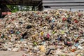 NAKHONRATCHASIMA, THAILAND - AUGUST 19: Dry municipal waste