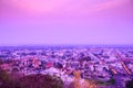 NAKHONSAWAN, THAILAND - January 24, 2020 : Aerial view of Nakhon Sawan cityscape