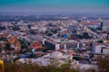 NAKHONSAWAN, THAILAND - January 24, 2020 : Aerial view of Nakhon Sawan cityscape