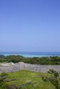 Nakijin Gusuku ruins in Okinawa, Japan