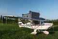 Nakotne, Latvia - September 30, 2023: An old abandoned plane Royalty Free Stock Photo