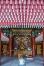 Naksansa Korean Buddhist temple complex in the Jogye order in Gangwon Province South Korea