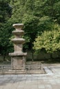 Nakseongdae Park, Korean traditional stone tower in Seoul, Korea Royalty Free Stock Photo