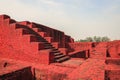 Nalanda University Ruins ,the first Buddhism University in Bihar state in India Royalty Free Stock Photo