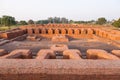 Nalanda University ruins, India Royalty Free Stock Photo