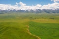 Nalati grassland with the blue sky Royalty Free Stock Photo