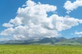 Nalati grassland with the blue sky Royalty Free Stock Photo