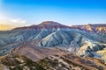 Nallihan District in Ankara, Turkey. The Girl Hill Natural Monument (Rainbow Hills)