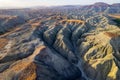 Nallihan District in Ankara, Turkey. The Girl Hill Natural Monument (Rainbow Hills)