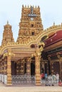 Entrance to Nallur Kandaswamy temple Kovil - Jaffna Sri Lanka Royalty Free Stock Photo