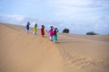 Landscape photo: Nam Cuong sand hill. Time: Saturday afternoon, February 5, 2022. Location: Ninh Thuan province.