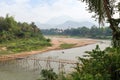 Nam Khan River in Luang Prabang Royalty Free Stock Photo