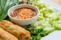 Nam-Nuang Thai-Vietnamese food Royalty Free Stock Photo