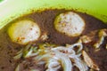 Nam tok Pork Meatball Noodles