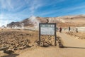 Namafjall is Iceland popular geothermal area with a unique landscape of steaming pools and mudpots. Attracts many