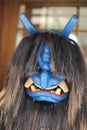 Namahage god with a face of a devil from Oga Pennisula in Akita Prefecture, Tohoku region of north eastern Honshiu island of Japan Royalty Free Stock Photo