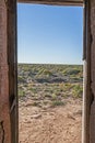 Namaqualand doorway view 11571 Royalty Free Stock Photo