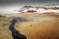 Namaskard geothermal active volcanic area in North West Iceland