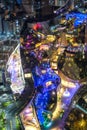 Namba parks top view, Osaka, Japan with City skyline Royalty Free Stock Photo