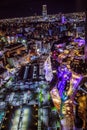 Namba parks top view, Osaka, Japan with City skyline Royalty Free Stock Photo