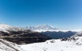 Namcha barwa peak landscape Royalty Free Stock Photo