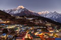 Namche Bazaar, Everest trek, Himalaya, Nepal Royalty Free Stock Photo