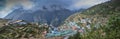 Namche Bazaar - Everest village Royalty Free Stock Photo