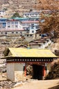 Namche Bazaar gateway in everest region