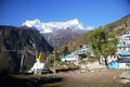 Namche Bazaar village in Nepal