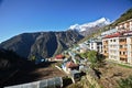 Namche Bazaar village in Nepal