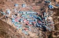 Namche Bazar - Sagarmatha national park - Khumbu valley Royalty Free Stock Photo