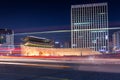 Namdaemun gate  or Sungnyemun cityscape at night, fortress of seoul, South Korea Royalty Free Stock Photo