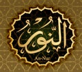 The name of Allah An-Nur means Enlightening Light .