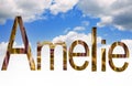 Name Amelie in cloudscape