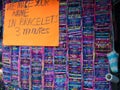 Name Bracelets at the Market in Ensenada, Baja, California, Mexico