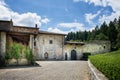 Old medieval abbey Badia a Coltibuono near Gaiole in Chianti, Tuscany, Italy Royalty Free Stock Photo