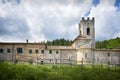 Old medieval abbey Badia a Coltibuono near Gaiole in Chianti, Italy Royalty Free Stock Photo