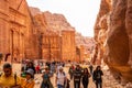 Street of Facades in Petra Jordan Royalty Free Stock Photo