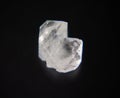 A herkimer diamond as tumbled gemstone and healing stone