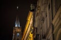 The Name of Mary Church, also known as Novi Sad catholic cathedral during the evening. Royalty Free Stock Photo