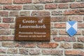 Name Plate From The Grote- Or Laurens Church At Weesp The Netherladns 2018