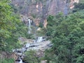 Mountain Rock and Raawanaa Falls in sri lanka